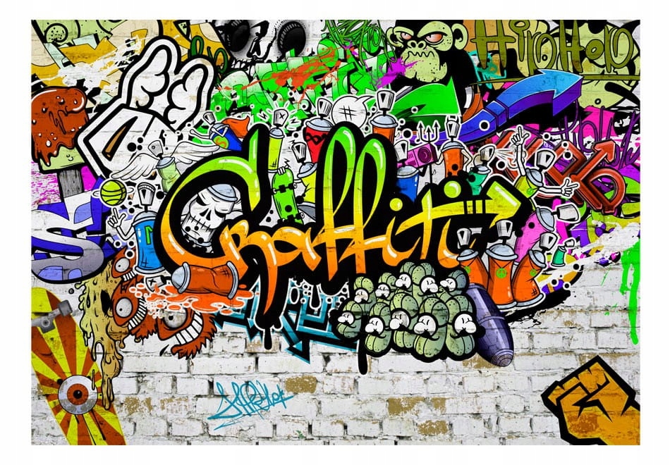 

Fototapeta - Graffiti na ścianie - 150X105