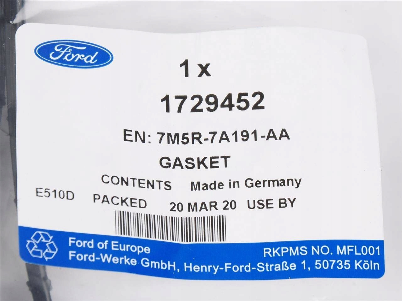 USZCZELKA MISKI OLEJOWEJ FORD POWERSHIFT 6DCT450 Engine Type Gasoline Diesel