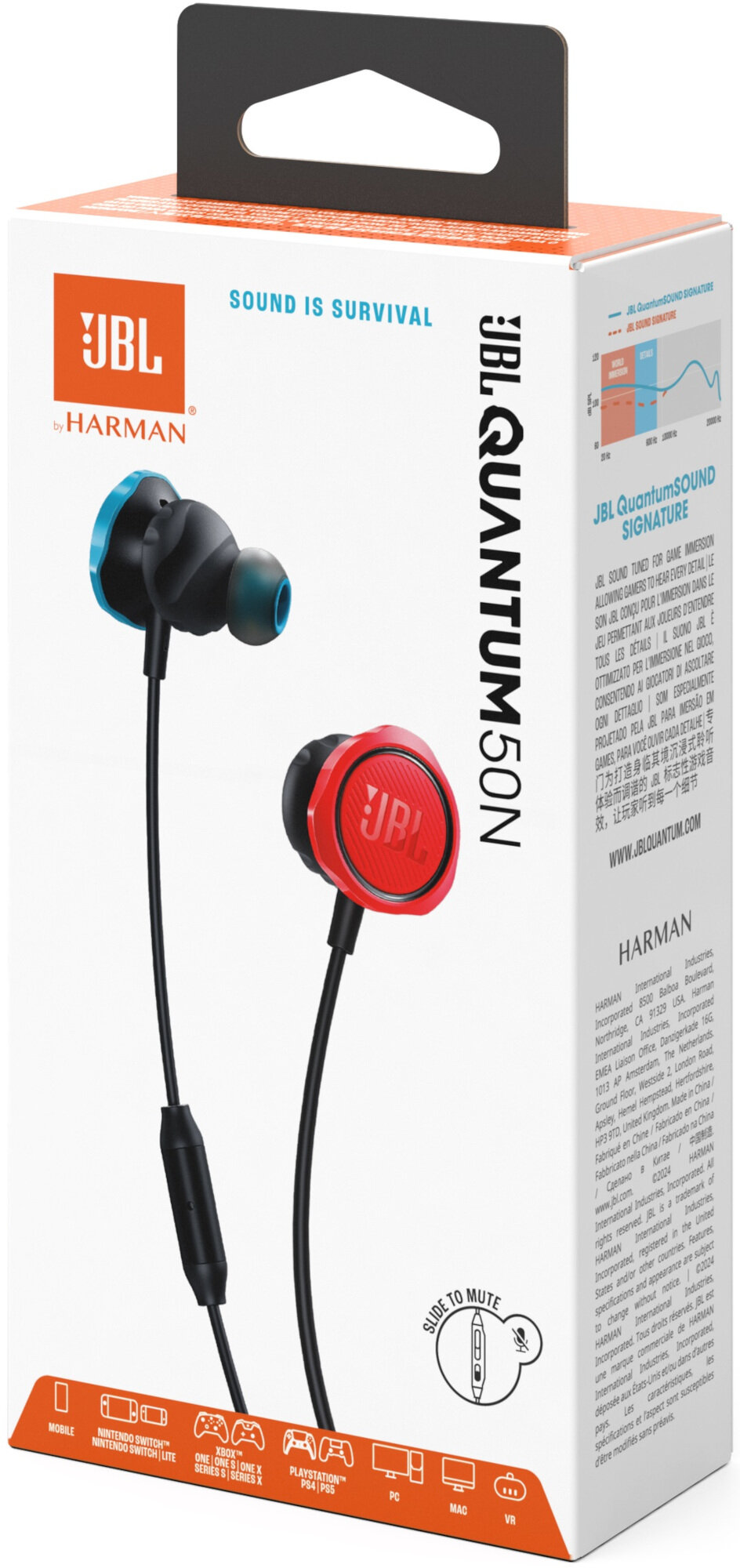 Słuchawki douszne Jbl Quantum 50N