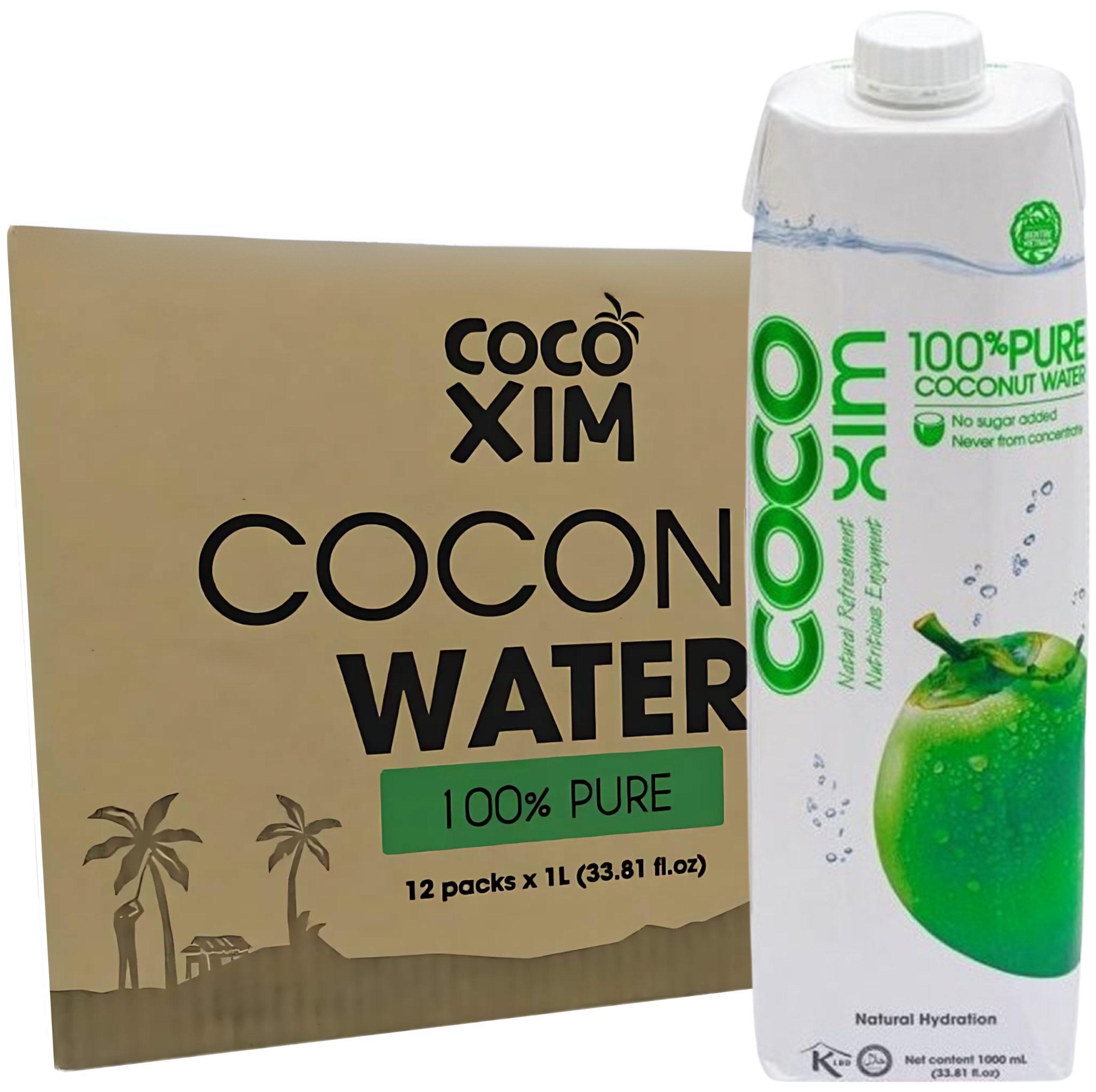 Levně Cocoxim kokosová voda 100% 12×1l