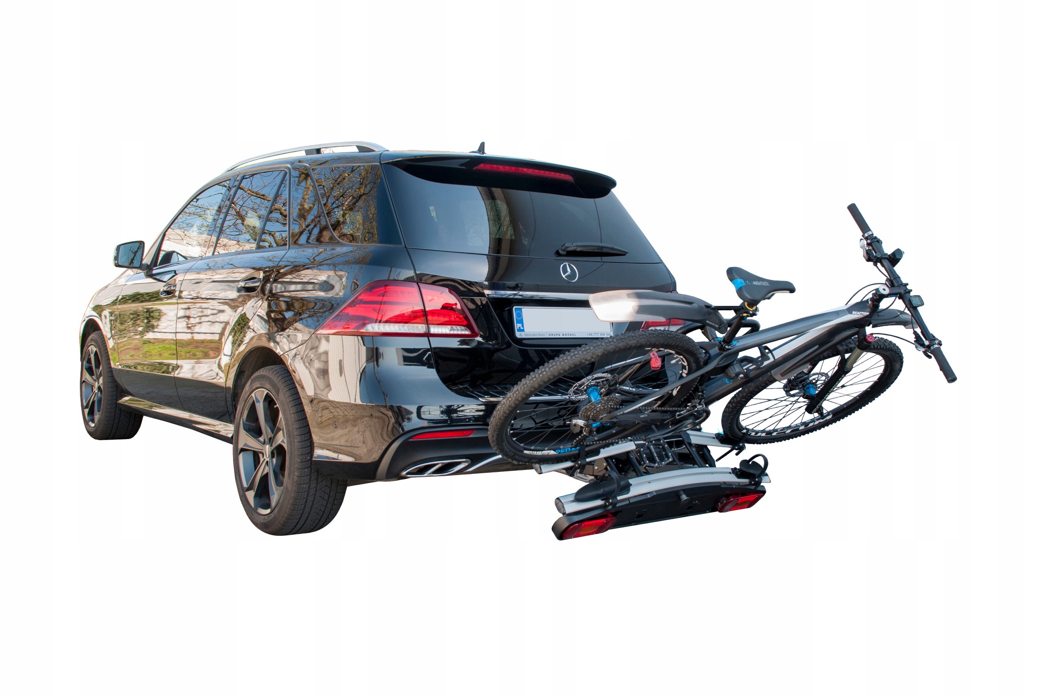 BAGAZNIK ROWEROWY AGURI PLATFORMA NA HAK 3 ROWERY Model ACTIVE BIKE 3 black