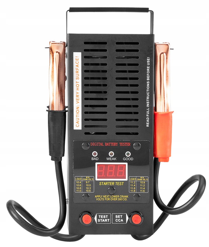 TESTER AKUMULATORA AKU MIERNIK POJEMNOŚCI NAPIĘCIA OBCIĄŻENIOWY CYFROWY NEO Kod producenta 11-985