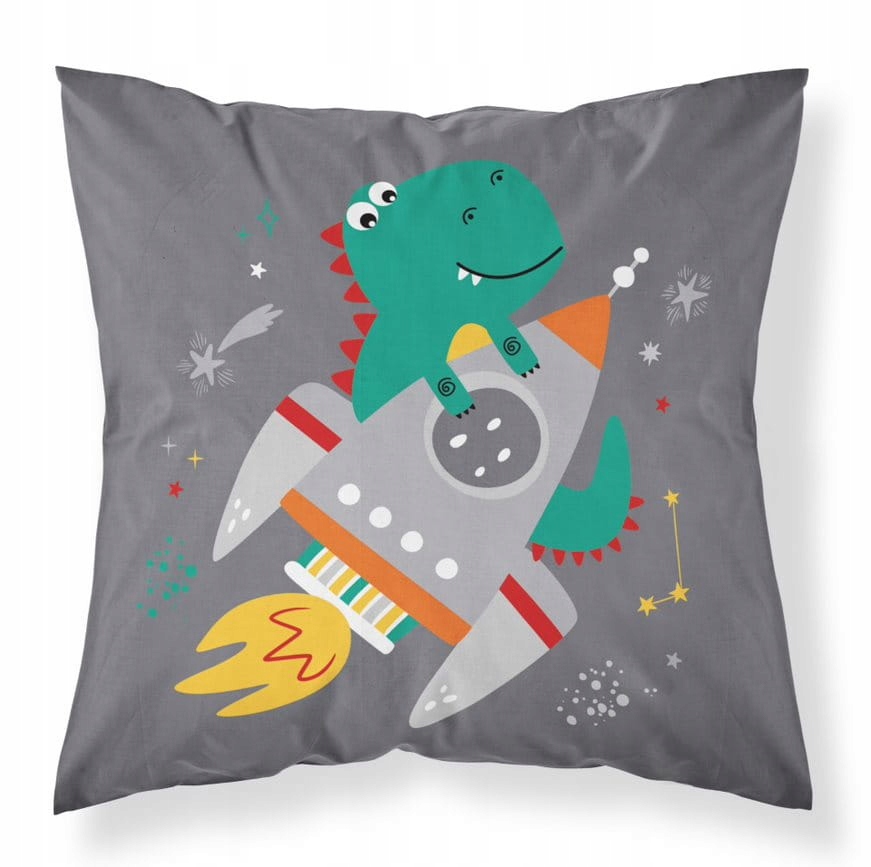 

Poszewka bawełniana Dino Rakieta 40x40 cm Detexpol