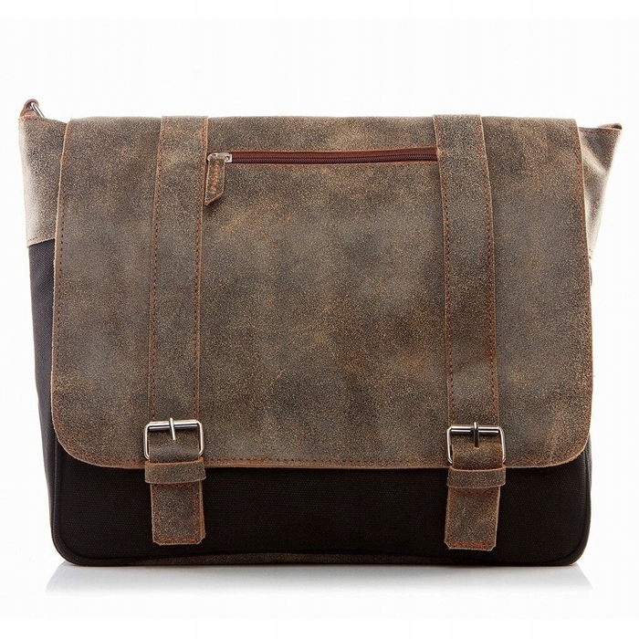 

Torba Studencka Vintage Męska Brązowa Belveder