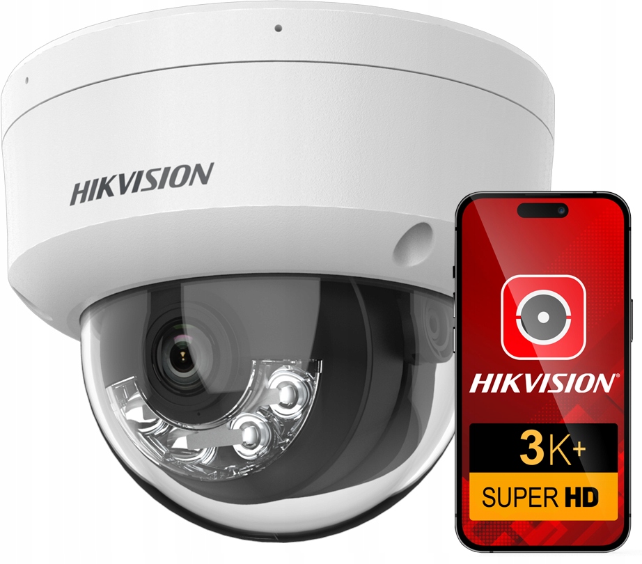 Ip Kamera 6MPX Hikvision Poe DS-2CD1161G2-LIU Odolná Voči Vandalizmu IK08 IP67