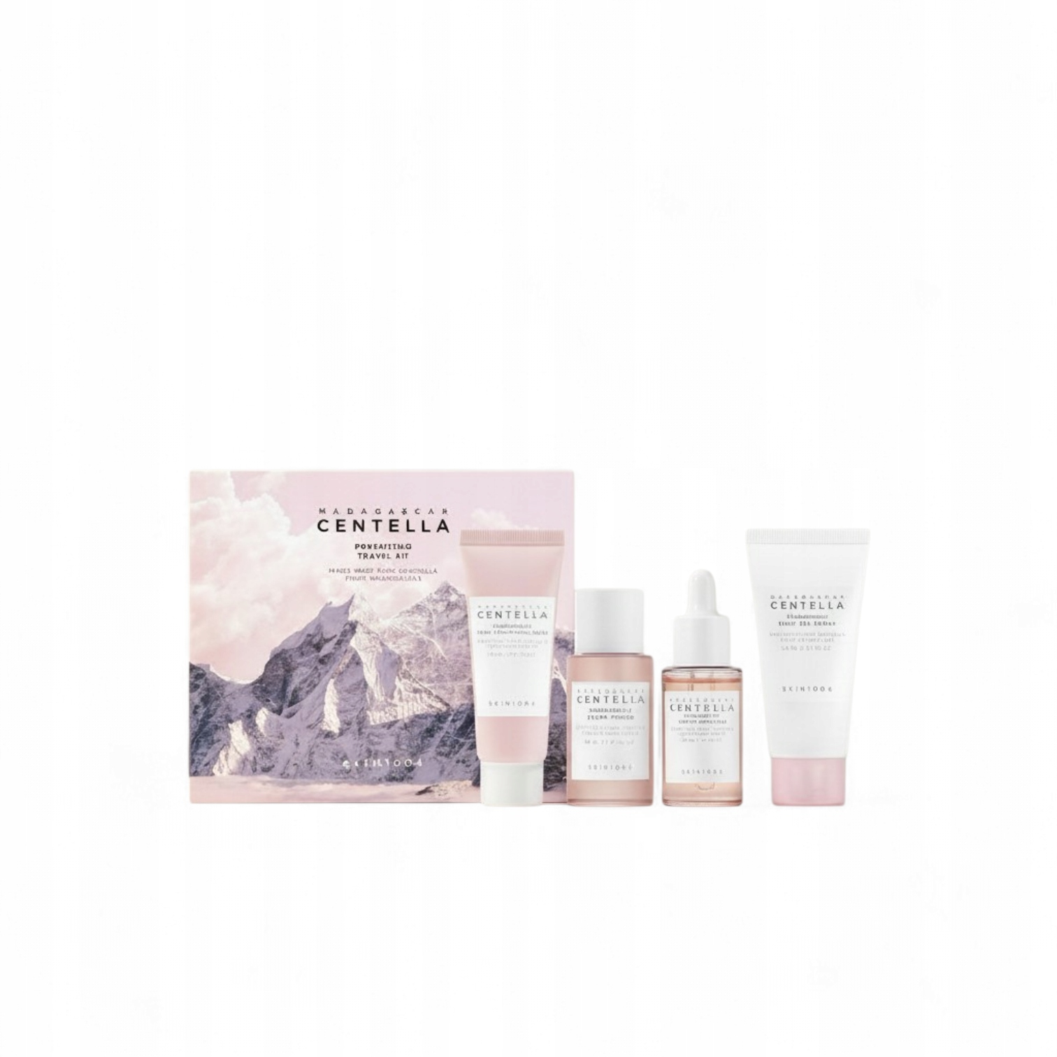 Madagascar Centella Poremizing Travel Kit zestaw Różowy!