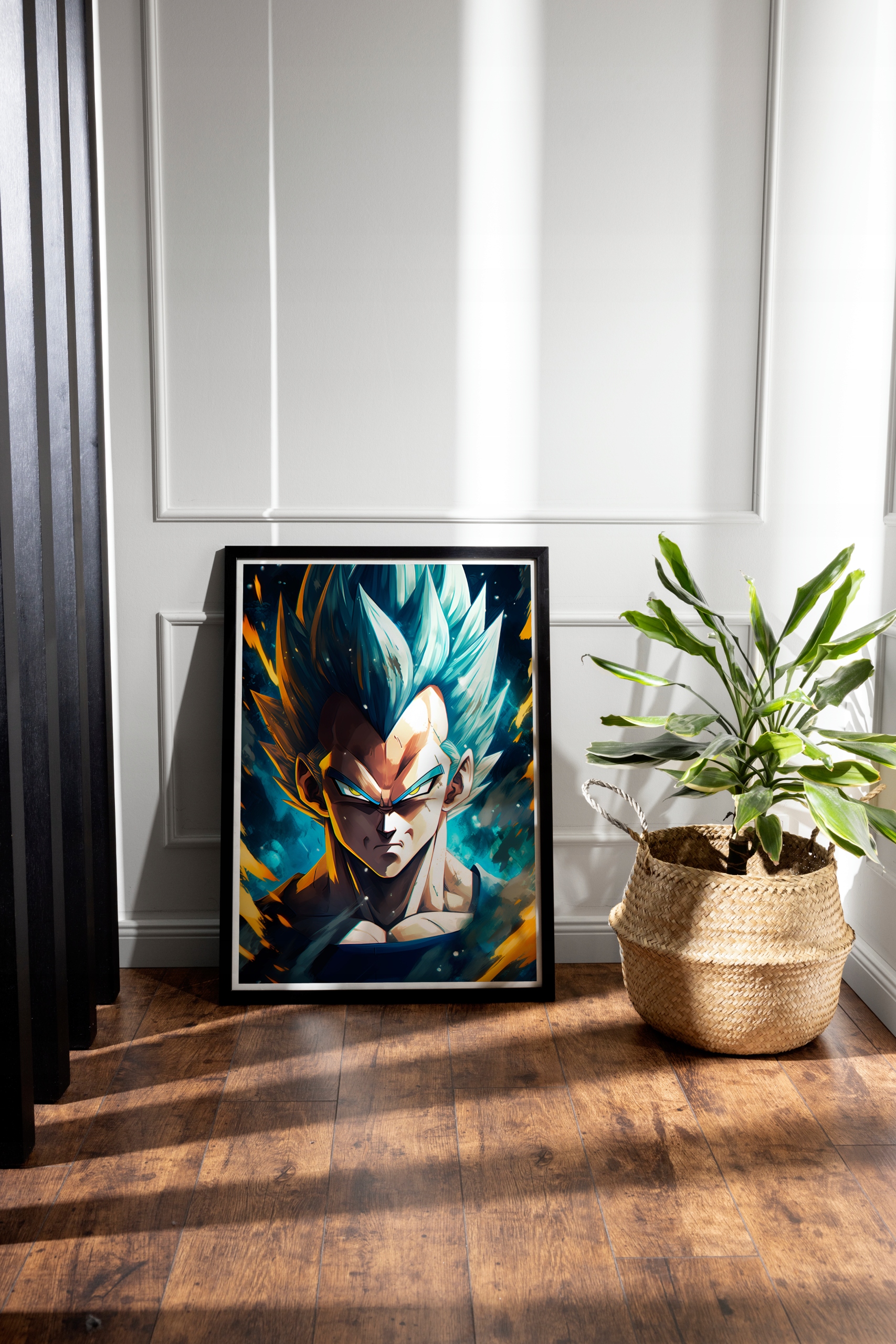 Plakat na Ścianę Obraz Dragon Ball Z Vegeta SSJ2 Anime 30x40 cm Premium Szerokość produktu 30 cm