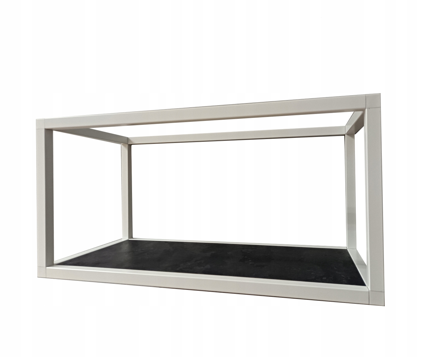 Police Akvárium loft Otevřená 60x30x30 profil bílá