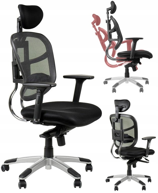 Fotel ergonomiczny HN-5018 szary od Stema