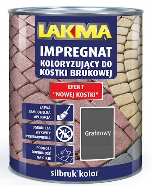 

Silbruk Kolor Impregnat Do Kostki Grafitowy 1 L