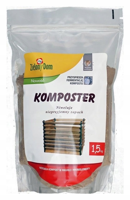 

Nawóz kompostujący Komposter 1,5 kg Zielony Dom