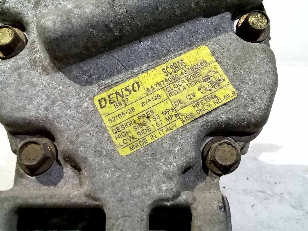 Fiat 1.3 JTD compressor compressor; of the air conditioning B8