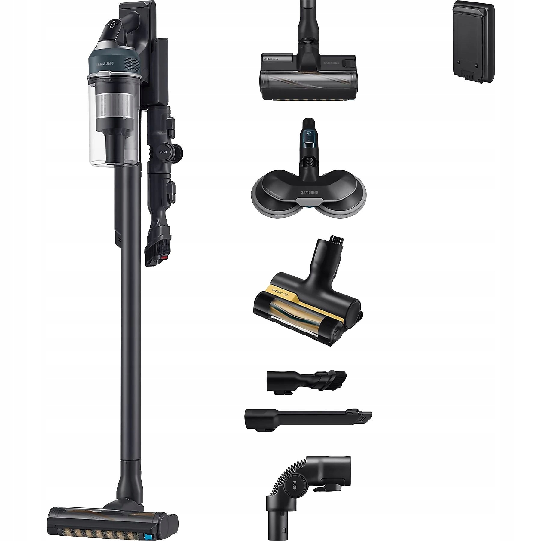 Odkurzacz Samsung VS20C8527TB/GE Jet 85 Pro z funkcją mycia i polerowania