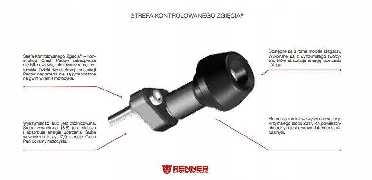 CRASH PADY RENNER HONDA VFR 800 Numer katalogowy producenta T10135