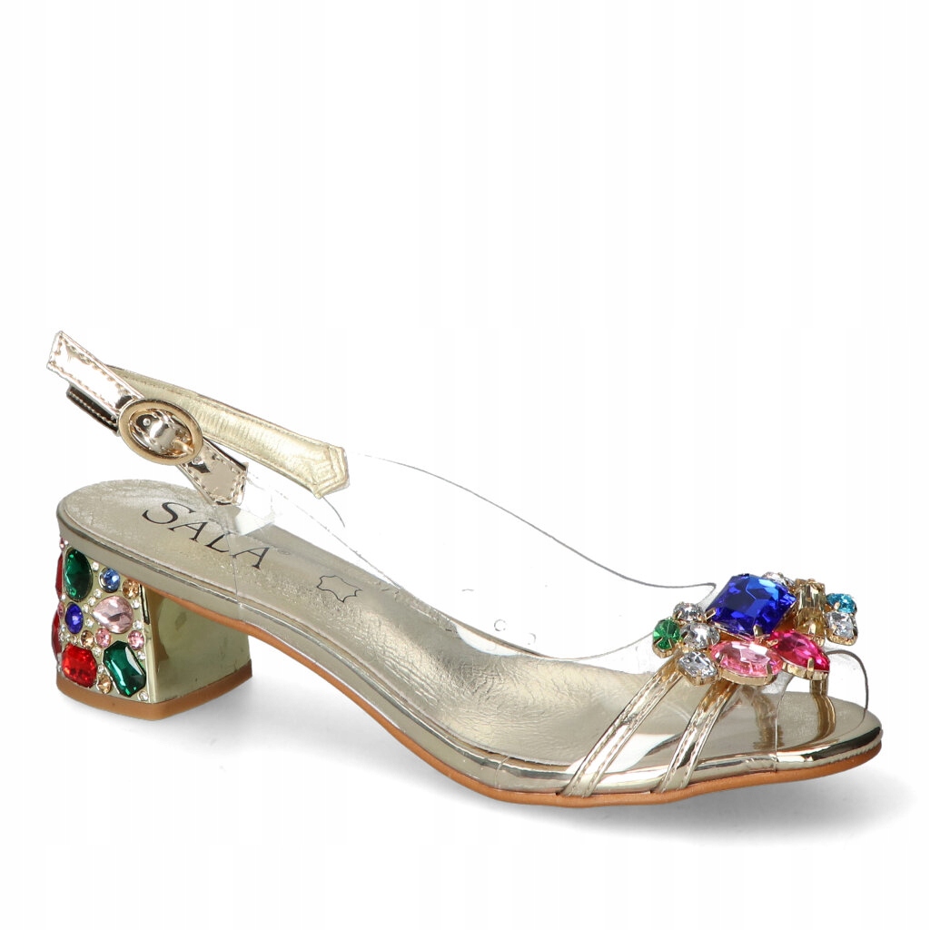 Sandály Sala SA552 Zlaté 38