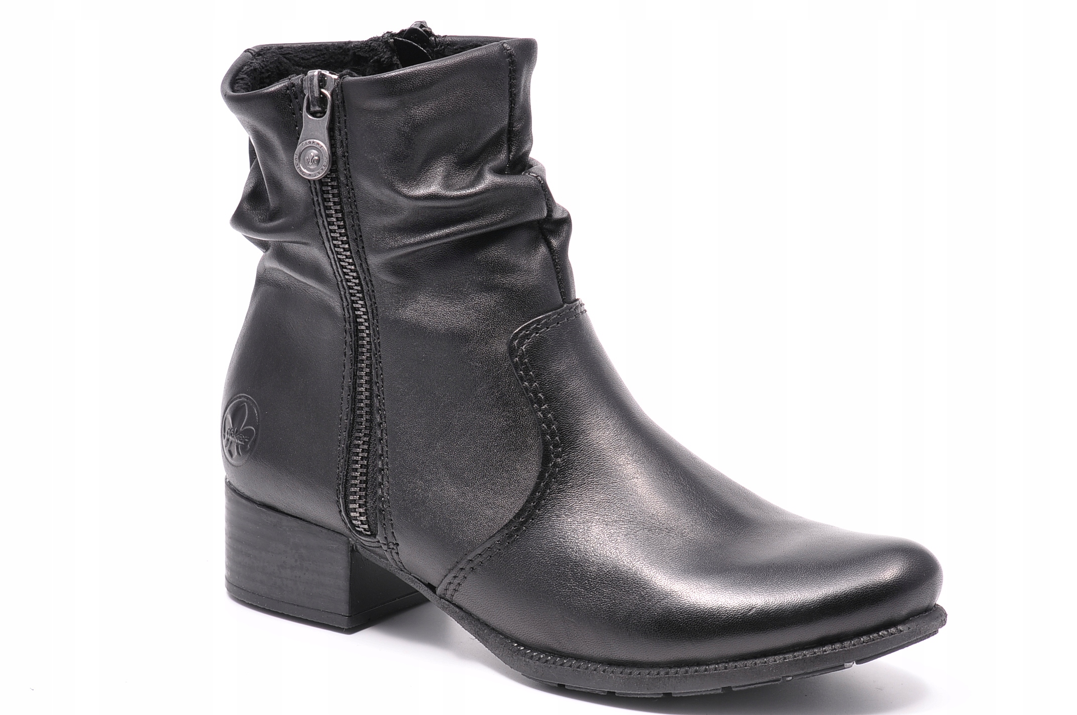 Rieker 78656-00 Černé kotníkové Kotníkové Boty Velikost 38