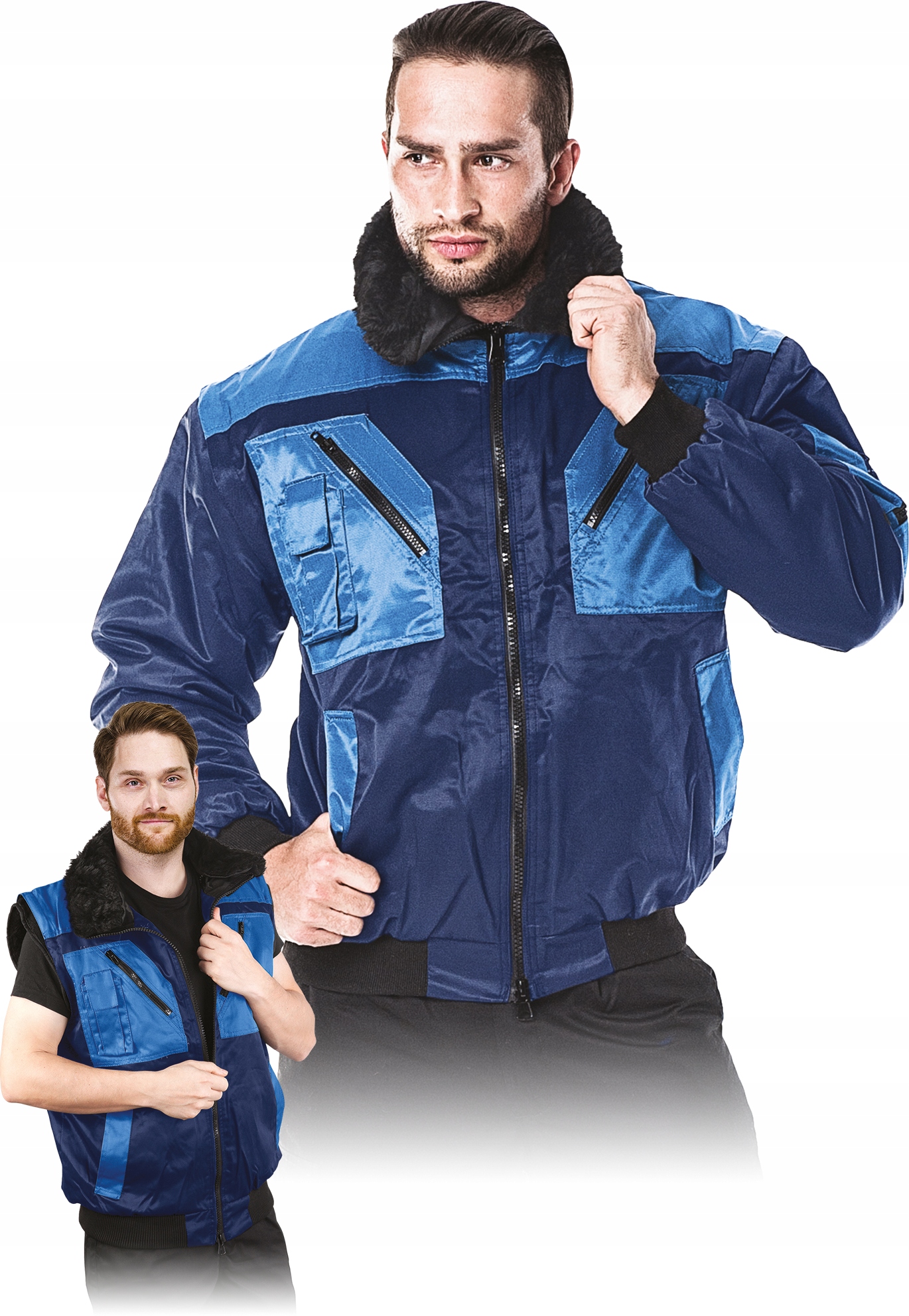 Zimní Bunda 4V1 Iceberg Gn Zateplená Vesta velikost L