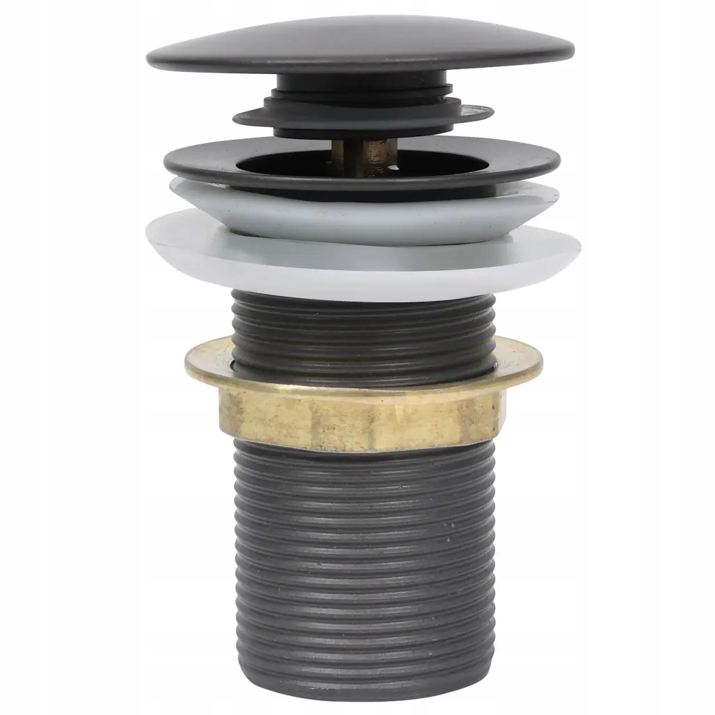 Korek klik-klak bez przelewu, szary, 6,4x6,4x9,1 c Marka inna