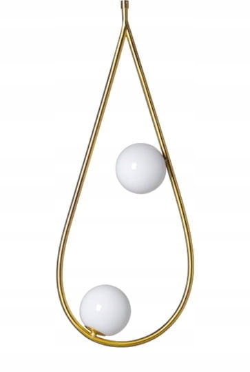 Droplet 2 Brass – moderní závěsná lampa