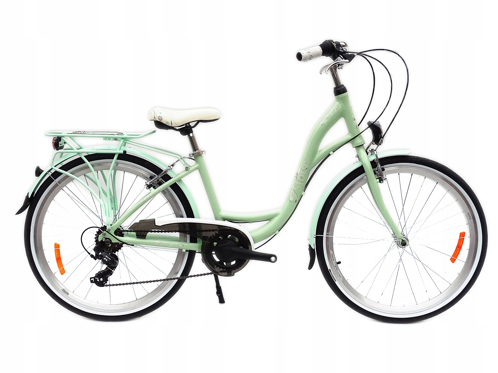 Rower Storm Princess Lux 26 6-BIEGOWY Aluminiowy 15'' Miętowy Mięta