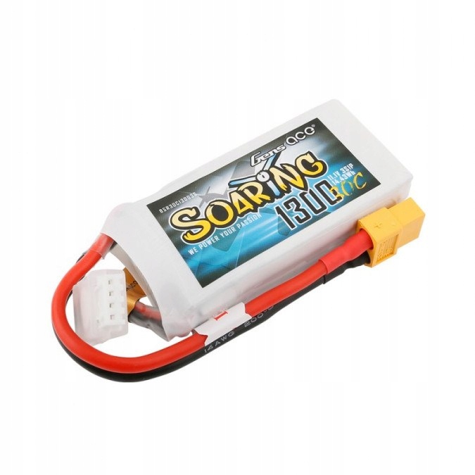 

Gens Ace Akumulator 1300mAh 11.1V 30C 3S1P XT60