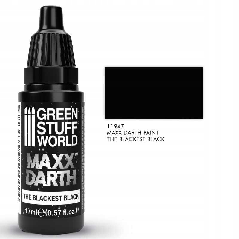 Gsw 11947 Maxx Darth Black Paint 17ml (The Blackest Black)