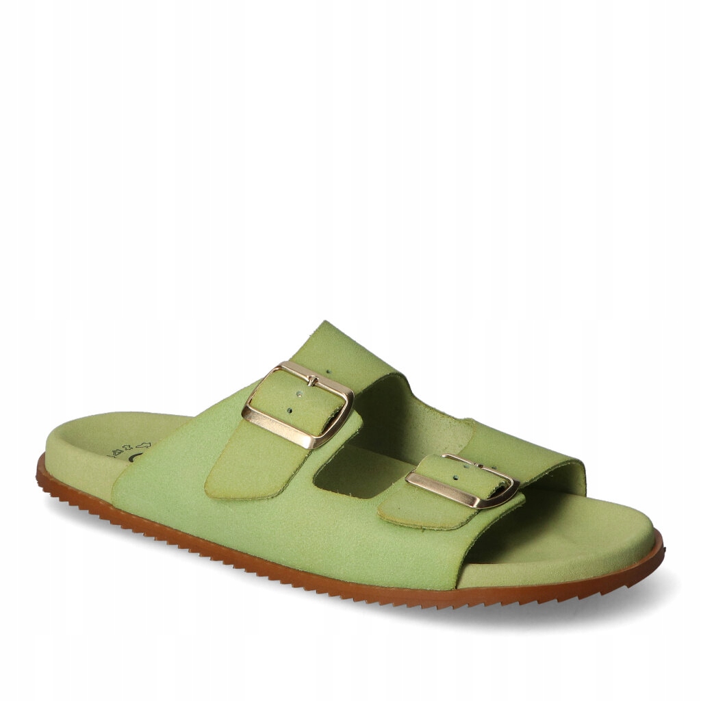 Nazouváky Hee 25050 Zelená nubuková 37