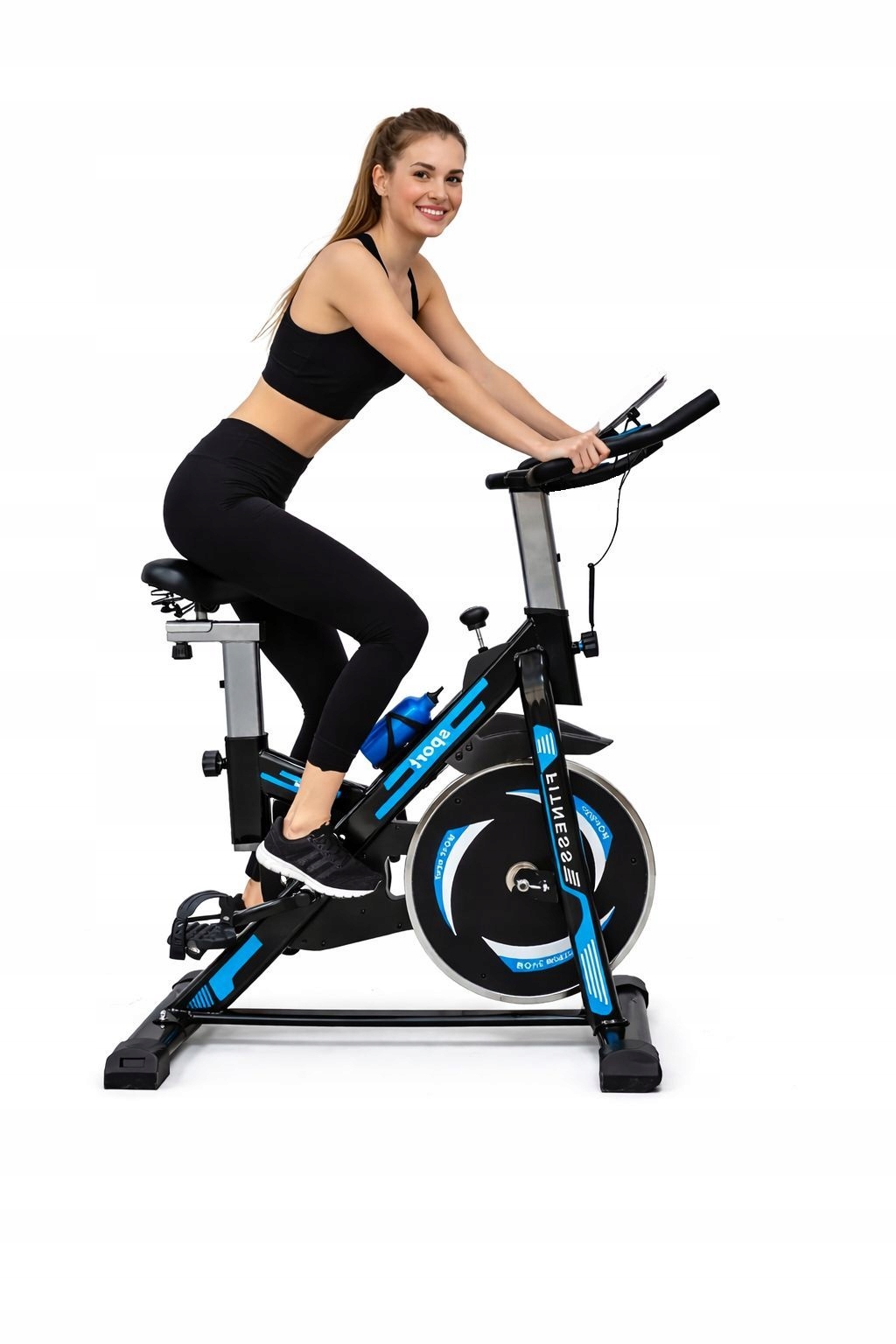 Rowerek treningowy spinningowy, stacjonarny. Koło zamachowe 6 kg. Do 150 kg