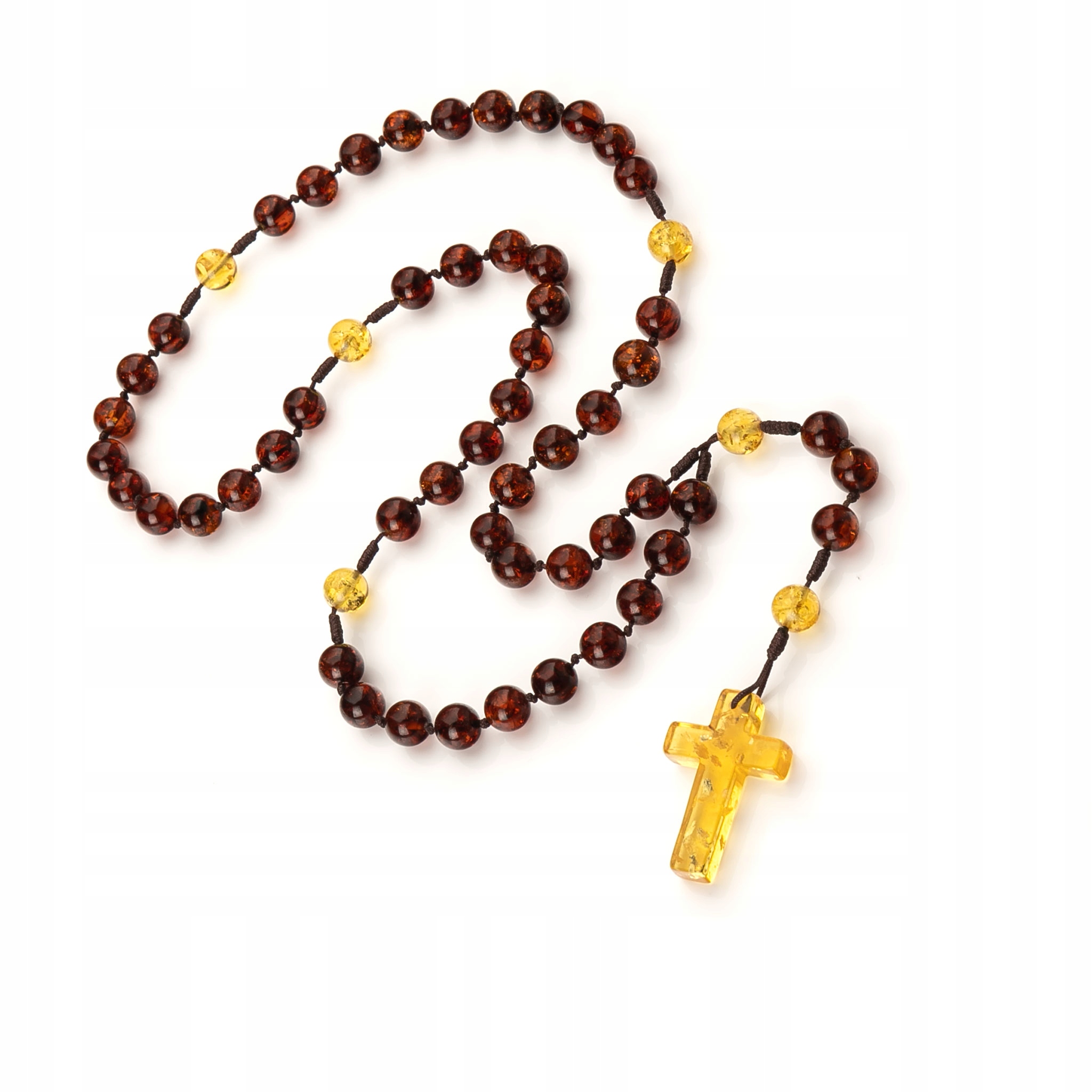 Růženec| Krásné barvy baltského jantaru|