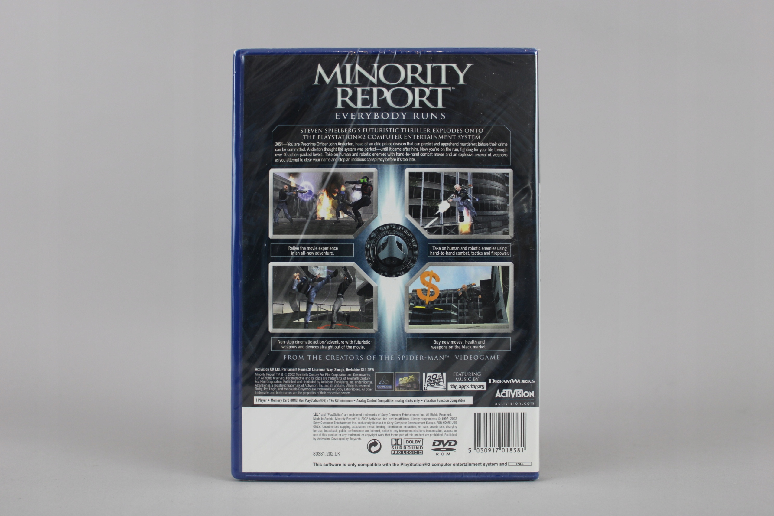 MINORITY REPORT PS2 Producent Sony Interactive Entertainment