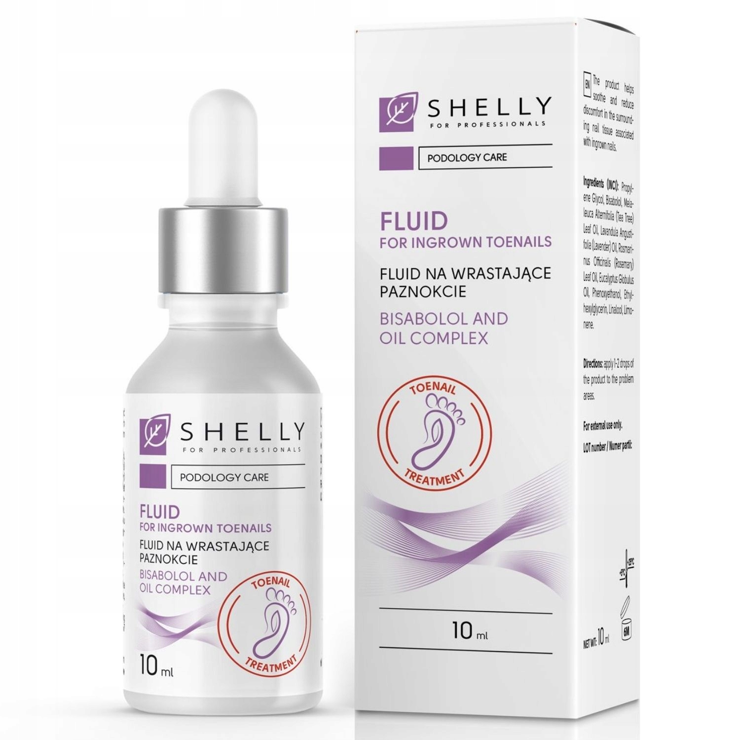 Fluid na zarostlé nehty s antibakteriálním účinkem Shelly 10 ml