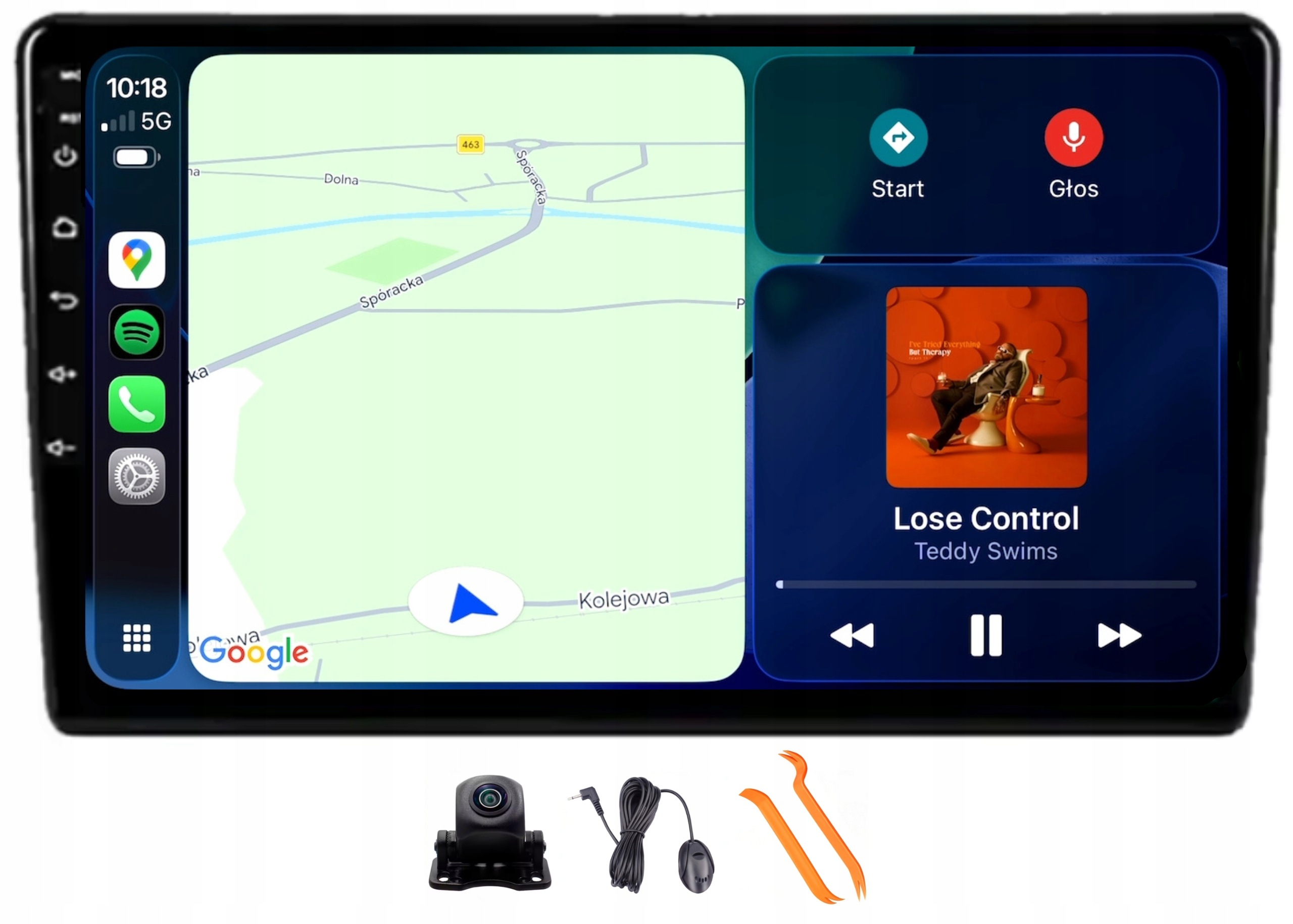 Radio Android Nawigacja Qled Carplay Lte Gps Dsp Citroen C5 3 08-17