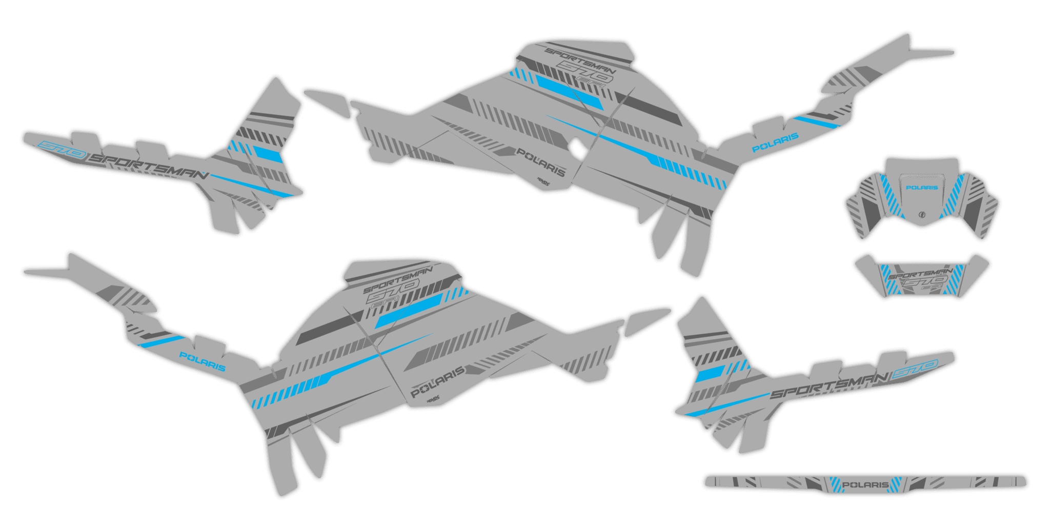 Dýha Samolepky Polaris Sportsman Touring 570 2025+ #1824656