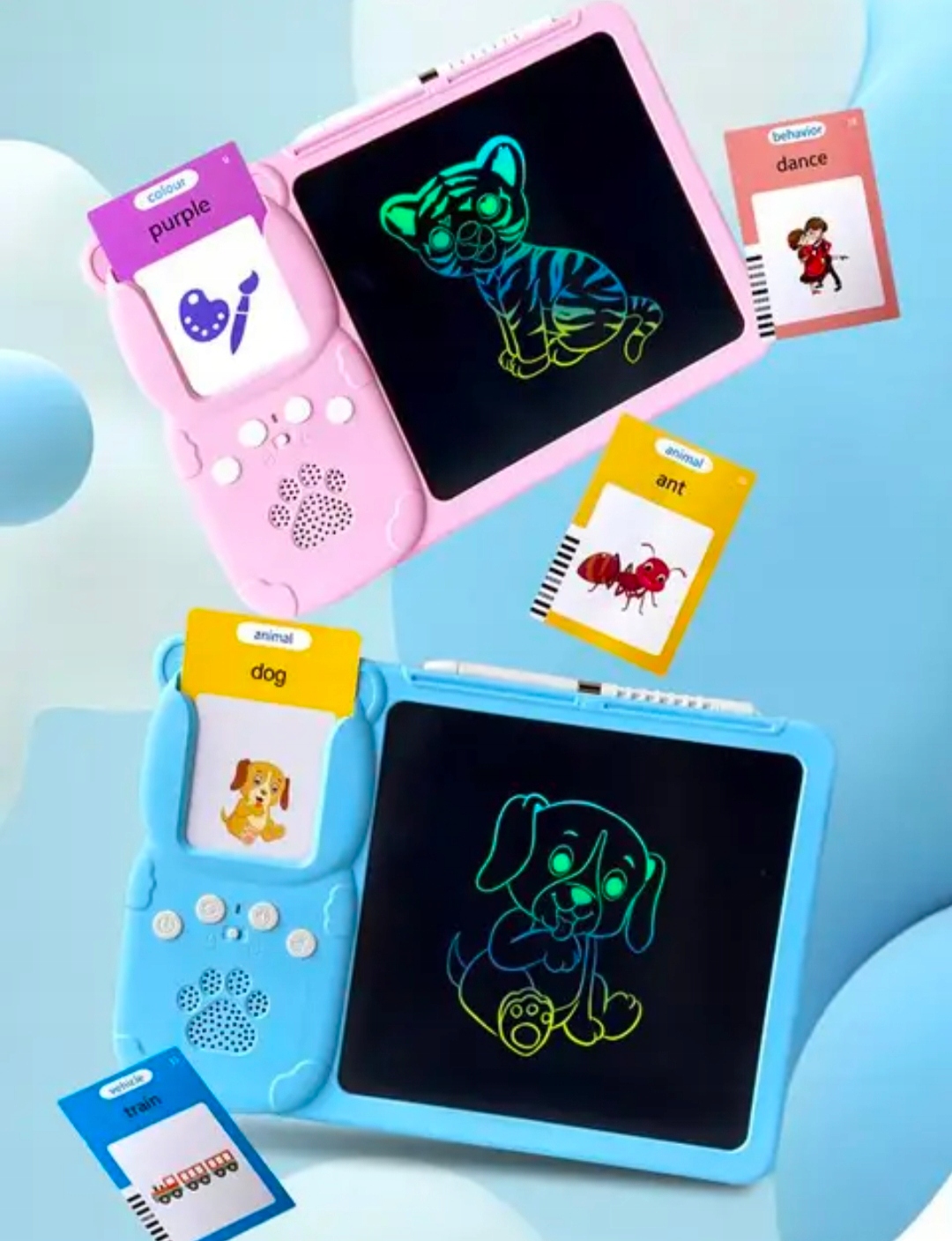 TABLET GRAFICZNY LCD Czytnik Kart Znikopis Nauka Angielskiego 224 SŁÓWEK EAN (GTIN) 5906302800131