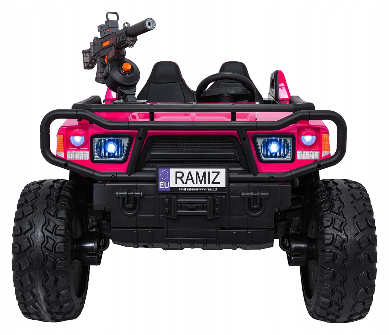 Buggy dla dzieci na akumulator Prospector 4x4 Strong Różowy audio pilot Led