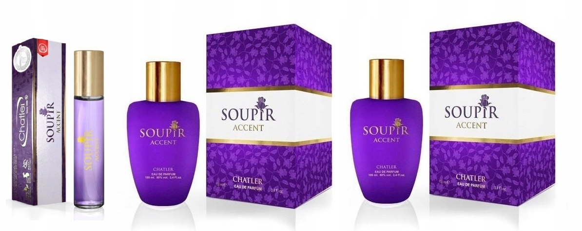 Chatler Soupir Accent 2x100ml 30ml Edp Set