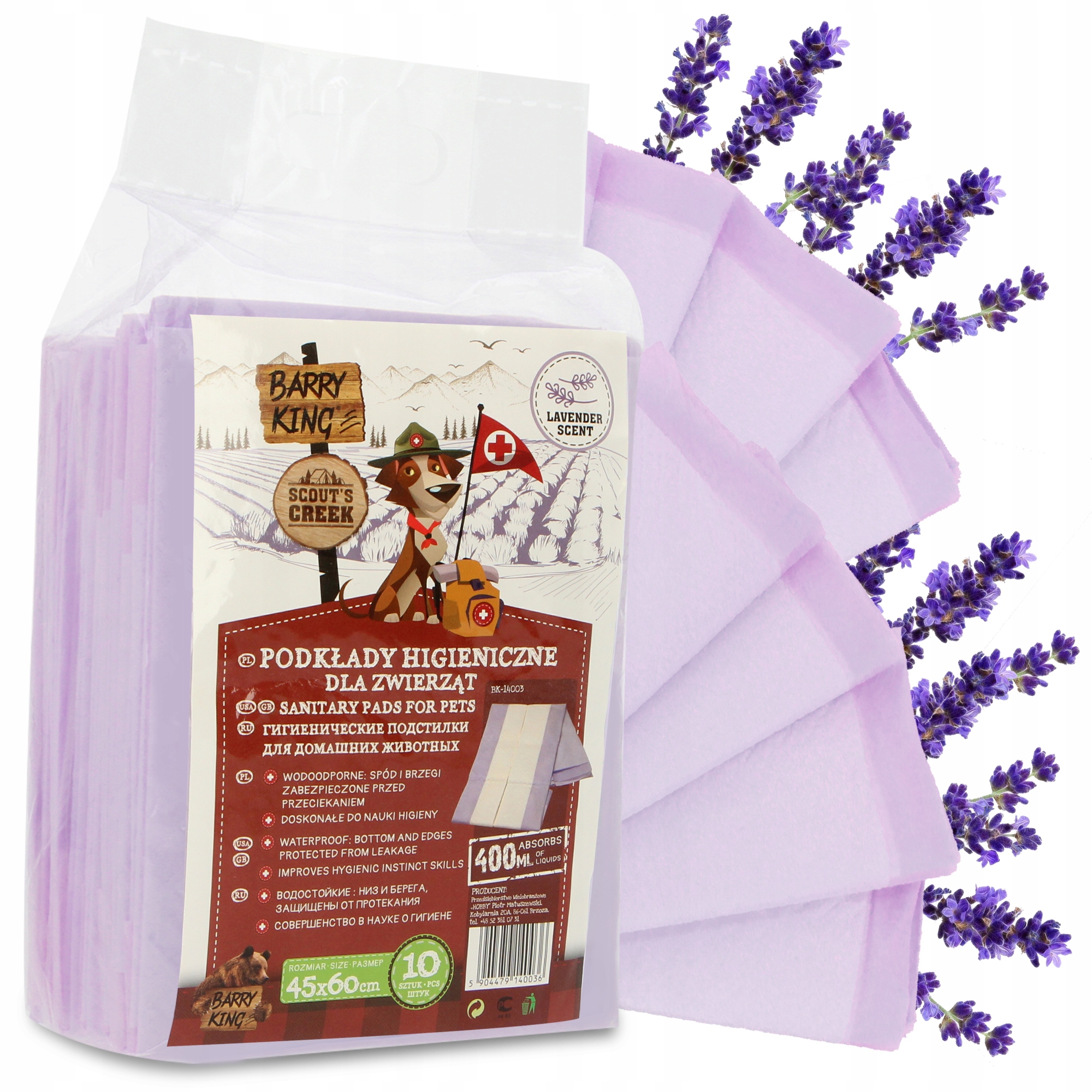 

Podkłady Pieluchy Maty Nauka Sikania 45x60cm 10szt