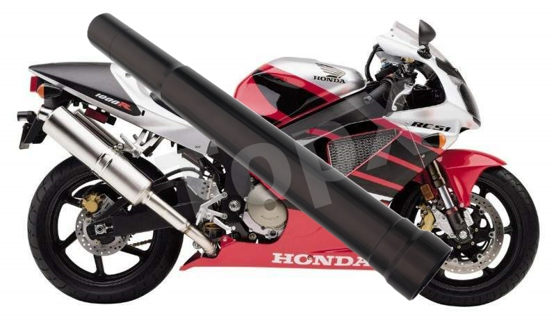 TopX Goleń Trubka laga tlumič Odpružení Honda Vtr 1000 SP1 00-01 1 Ks