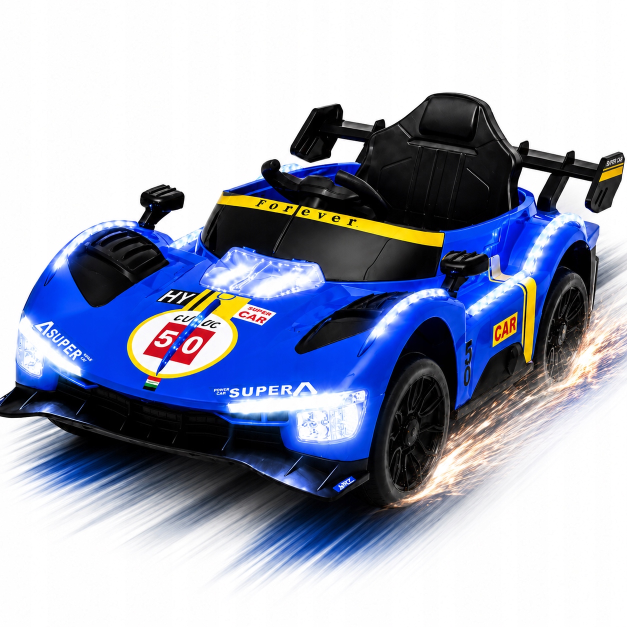 Auto Elektryczne dla Dziecka Sportowe Led Pilot 100W Samochód na Akumulator