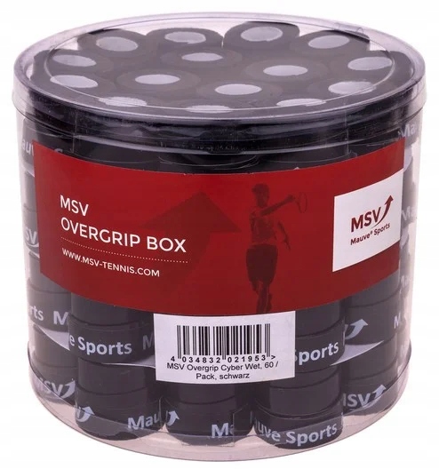 Owijka wierzchnia Msv Overgrip Cyber Wet x 60 black