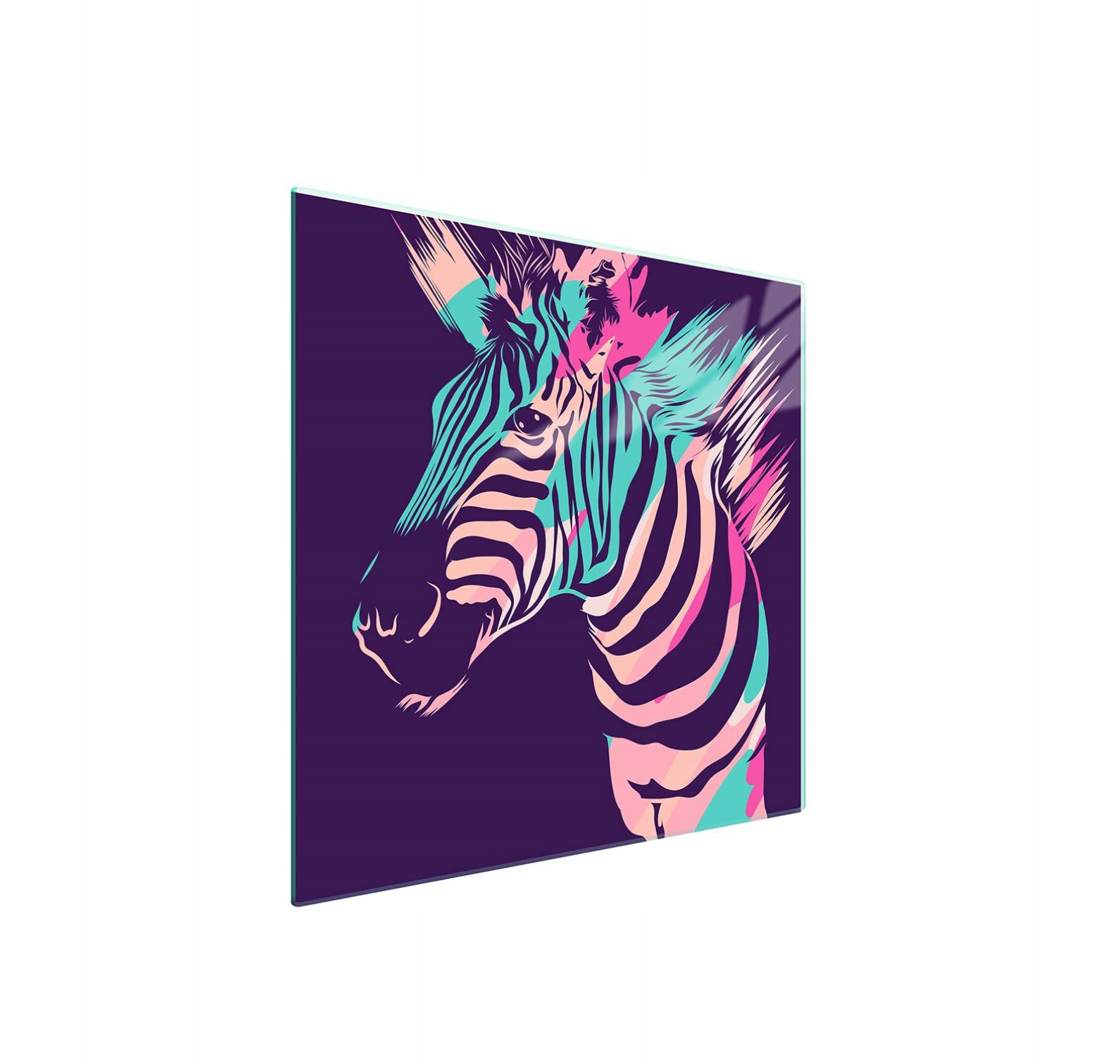 7v1 skleněná ochranná deska na sporák 50x52 Zebra
