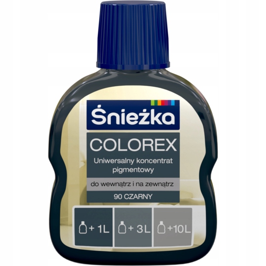 

Śnieżka Colorex Pigment Do Farb 90 Czarny 100ml