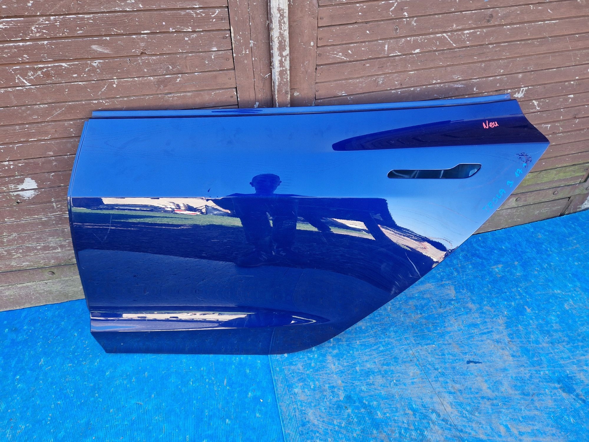 DRZWI LEWE TYLNE TESLA MODEL 3 2017R->