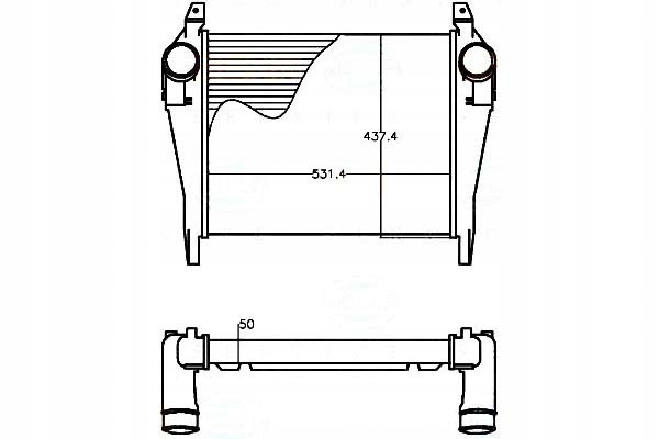 BEHR HELLA INTERCOOLER