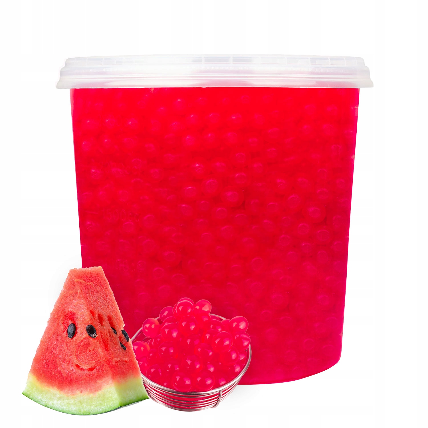 Bubble Tea Popping Boba Kulki pękające Arbuz 3,4 kg owocowe Crazy Bubble