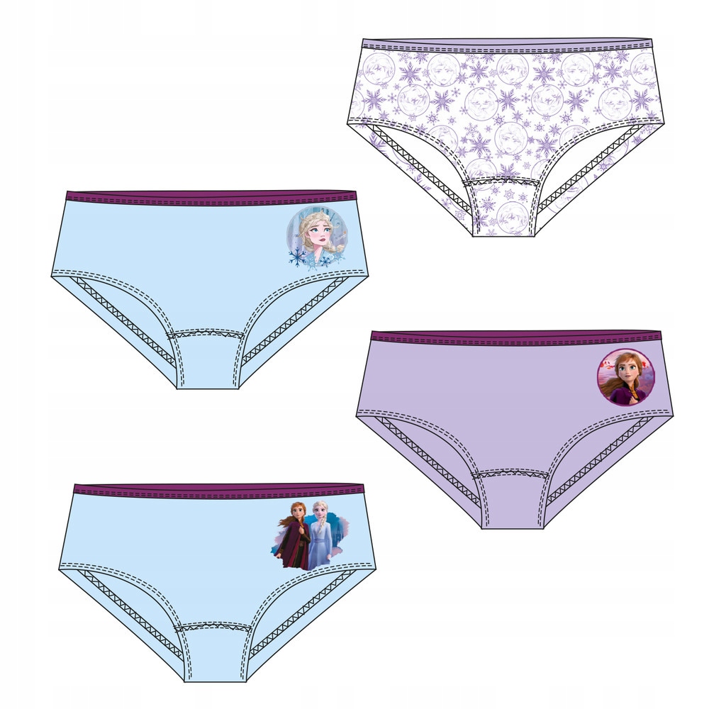 

Majtki Szorty licencja Frozen -122/128 - 4 pack