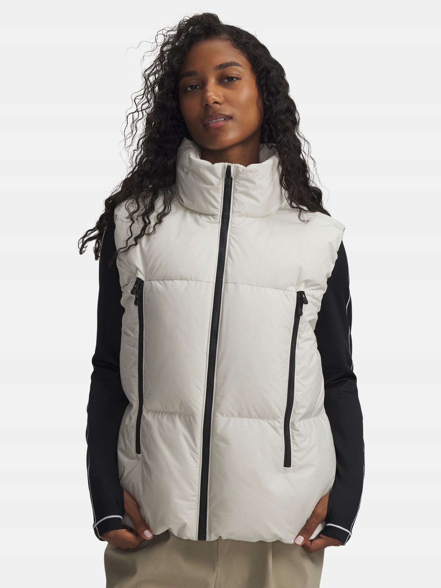 Under Armour Dámská vesta Under Armour Limitless Down Puffer Vest-WHT