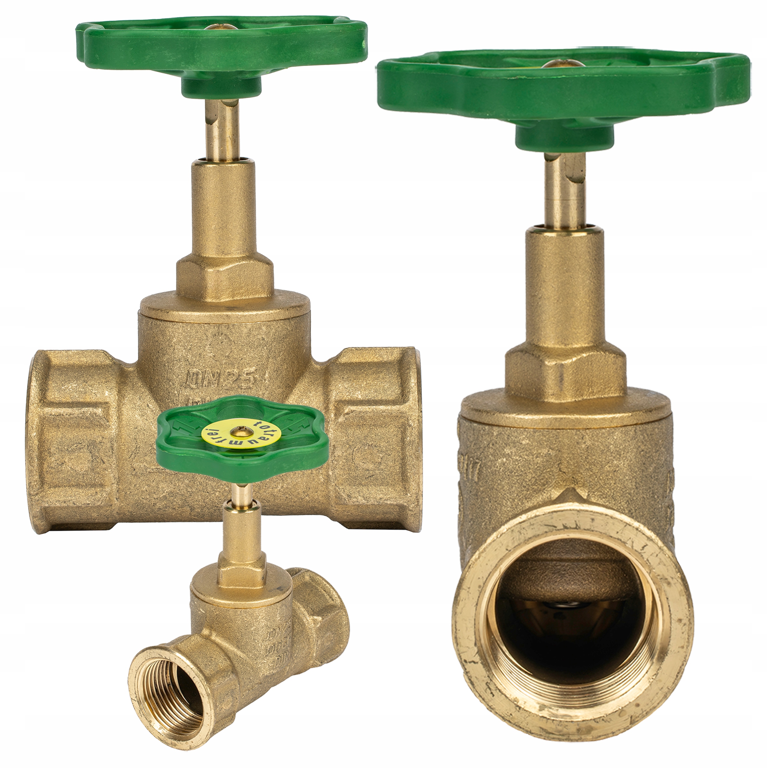 Zawór Przelotowy Prosty Grzybkowy Ø 1" Cal DN25 Solidny Mocny Mosieżny