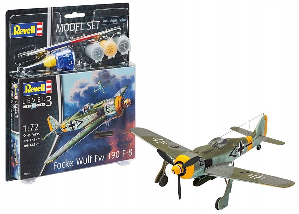 Revell 38980 Model ke slepení Letadlo Focke Wulf Fw 190 F-8 1:72