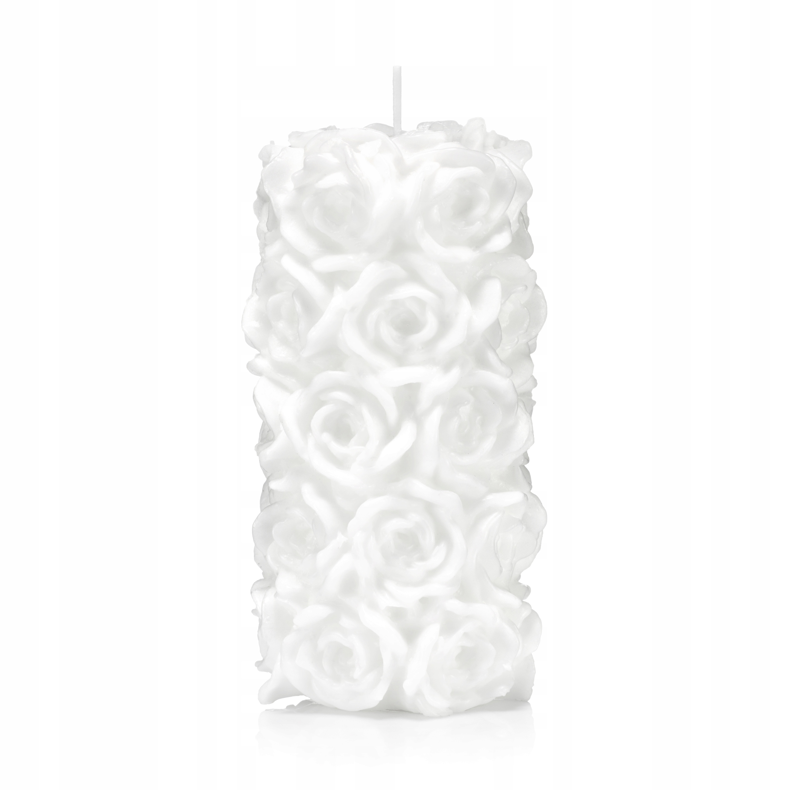 

Świeca dekoracyjna Róża cm kolor Biały